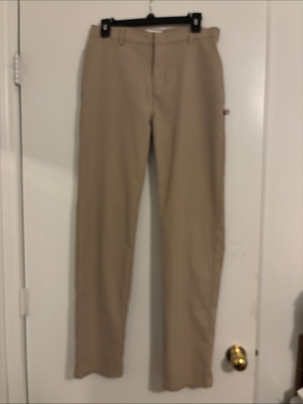 Men's Slim Straight Performance-style Pants in Khaki